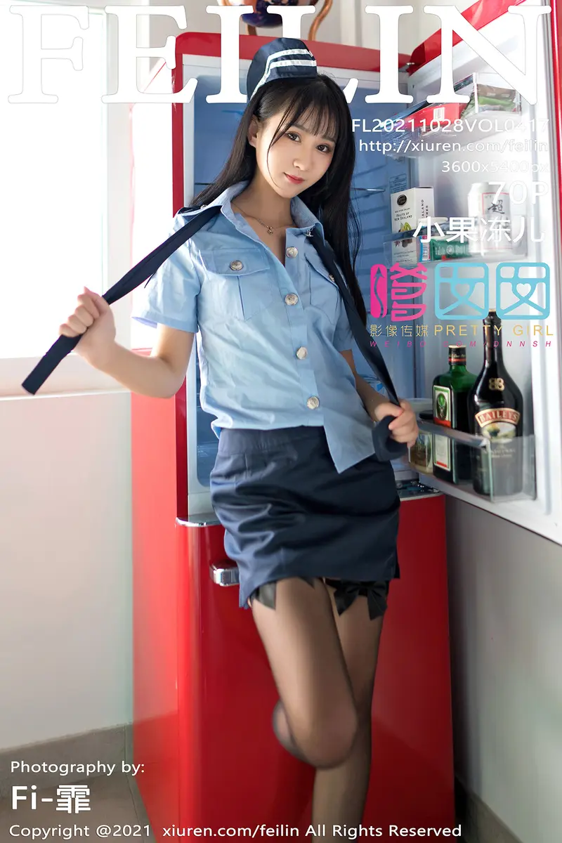 [FeiLin嗲囡囡] Vol.417 模特小果冻儿JK制服配黑丝裤袜+情趣兔耳装秀完美身材诱惑写真-就是免费