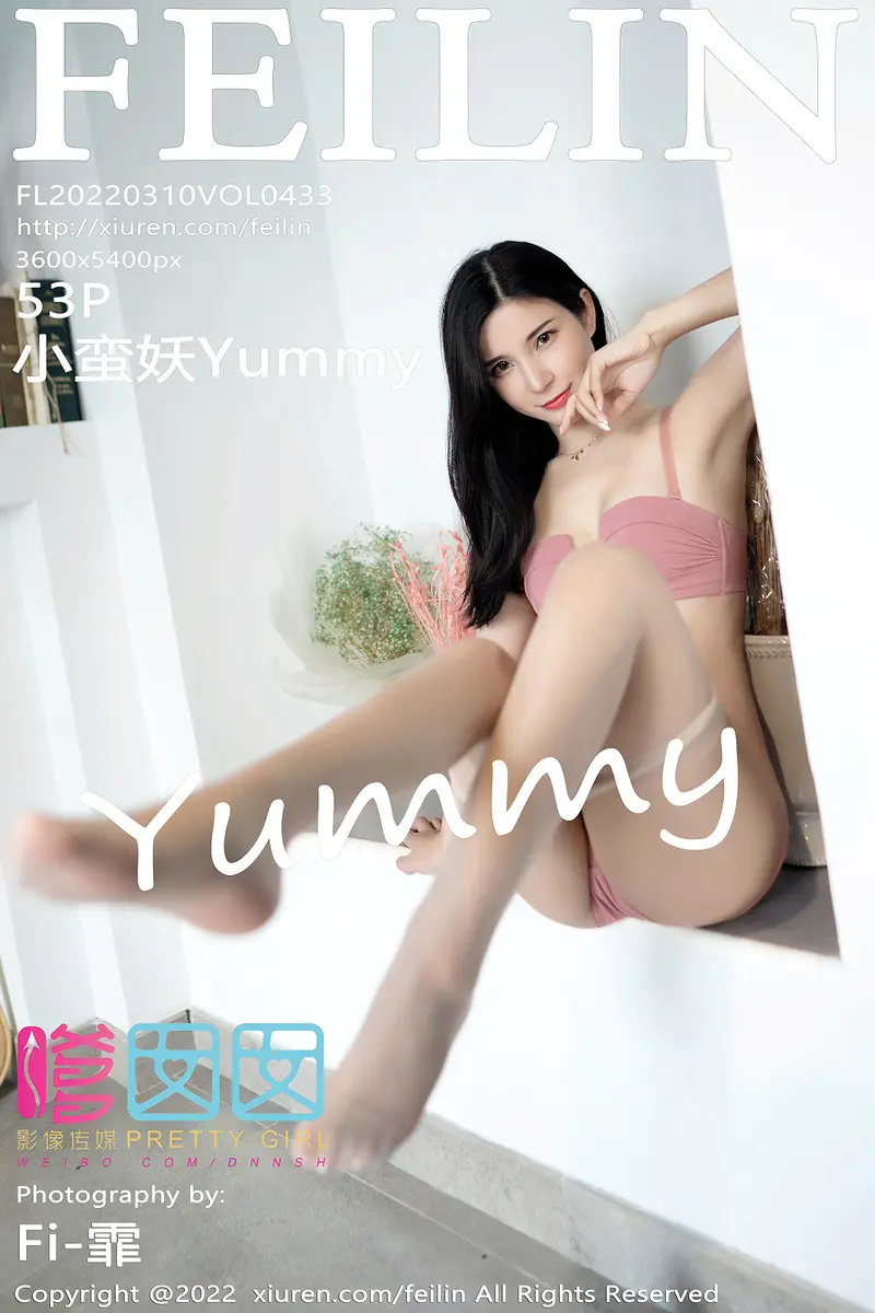 [FeiLin嗲囡囡] Vol.433 模特小蛮妖Yummy三套服饰拍摄肉丝裤袜秀翘臀美腿诱惑写真-就是免费