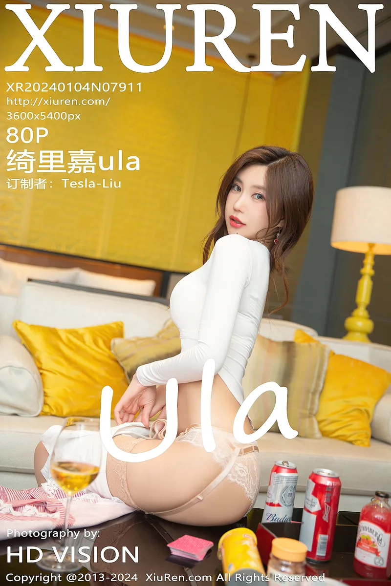 [XiuRen秀人网] No.7911 女神绮里嘉ula性感白色蕾丝内衣配超薄肉丝秀曼妙身姿诱惑写真-就是免费