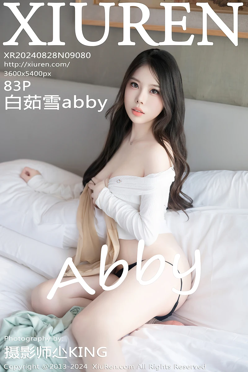 [XiuRen秀人网] NO.9080 模特白茹雪abby性感浅色连衣长裙配超薄肉丝秀丰腴身材诱惑写真-就是免费