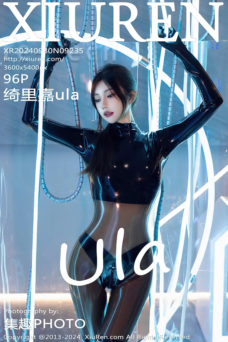 [XiuRen秀人网] NO.9235 女神绮里嘉ula性感黑色轻透套装紧身秀婀娜动人身材诱惑写真-就是免费