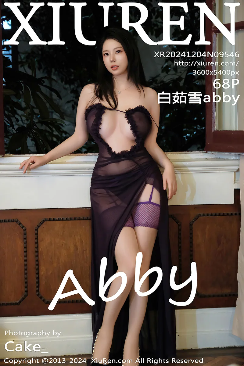 [XiuRen秀人网] NO.9546 模特白茹雪abby性感紫色情趣服饰配紫色丝袜秀丰腴身材诱惑写真-就是免费